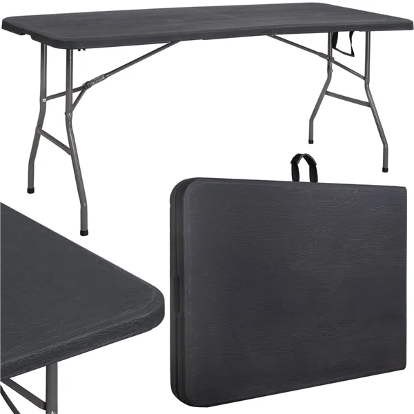 Folding table Springos GF0052 180cm, black