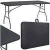 Folding table Springos GF0052 180cm, black