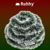Joulukuusen seppele - huurteinen 6m Ruhhy 22310