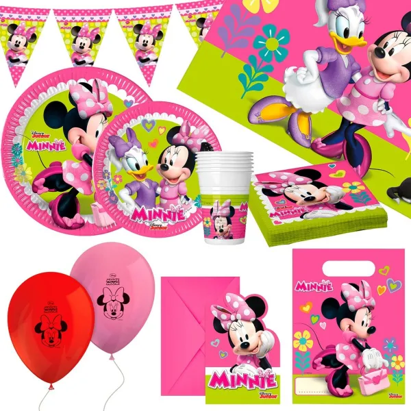 Vakarėlių rinkinys Minnie Mouse 66 Dalys