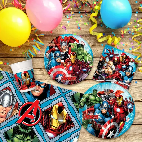 Juhlatarvikesetti The Avengers 66 Kappaletta