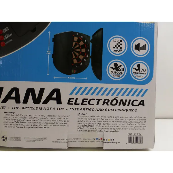 Electronic Dartboard Aktive 45 x 50 x 4,5 cm (2 Units)