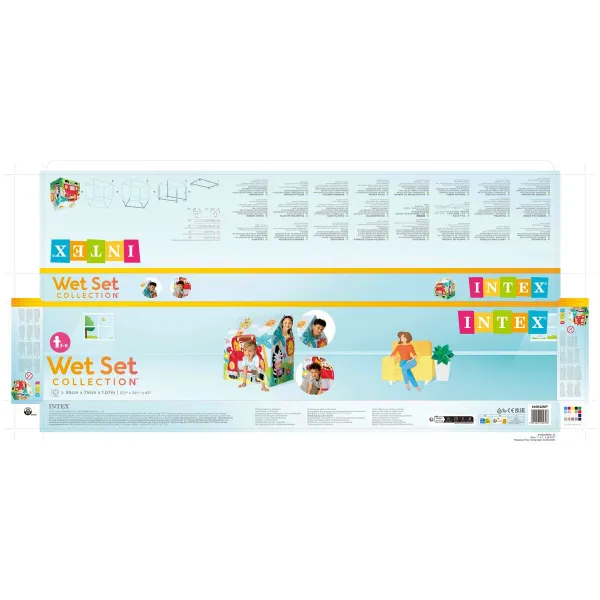Игровой детский домик Intex Замок 95 x 107 x 75 cm (6 штук)