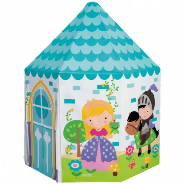 Leikkimökki Intex Prinsessa 104 x 104 x 130 cm (4 osaa)