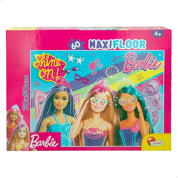 Palapeli Barbie MaxiFloor 60 Kappaletta 70 x 1,5 x 50 cm