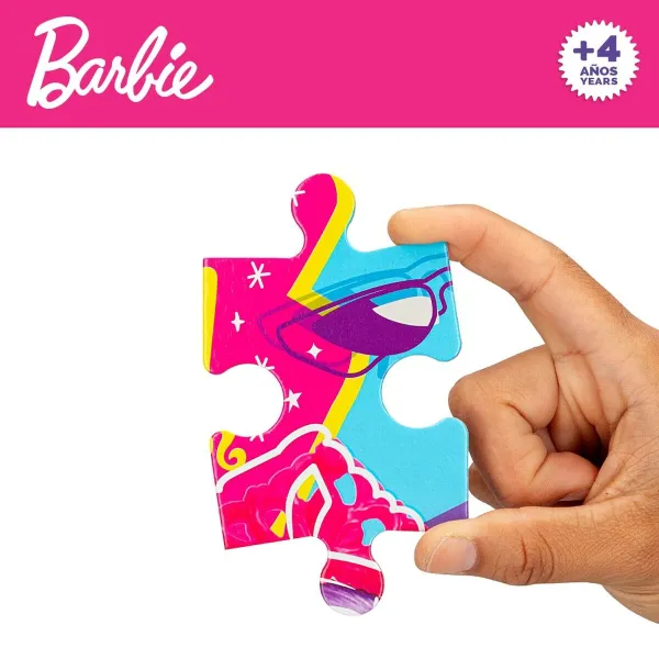 Puzle un domino komplekts Barbie MaxiFloor 60 Daudzums 70 x 1,5 x 50 cm
