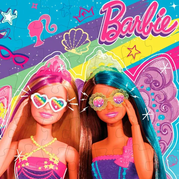 Головоломка Barbie MaxiFloor 60 Предметы 70 x 1,5 x 50 cm