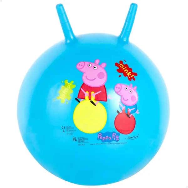 Hyppäävä pallo Peppa Pig Ø 45 cm Sininen (10 osaa)