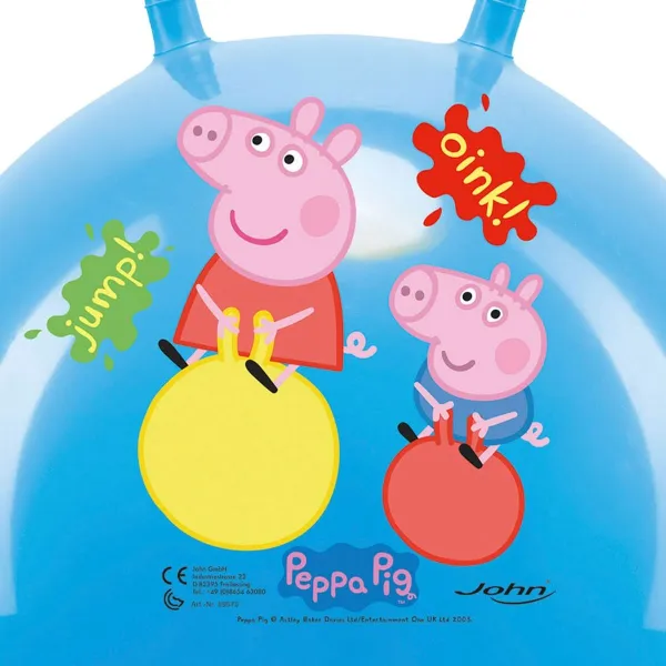 Hyppäävä pallo Peppa Pig Ø 45 cm Sininen (10 osaa)
