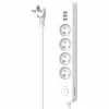 4-socket plugboard with power switch QUARX (1,5 m)