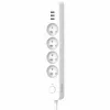 4-socket plugboard with power switch QUARX (1,5 m)
