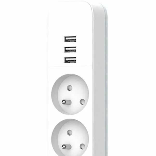 4-socket plugboard with power switch QUARX (1,5 m)