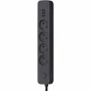 4-socket plugboard with power switch QUARX (3 m)