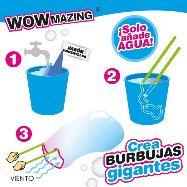 Saippuakuplasetti WOWmazing 41 cm (24 osaa)