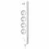 4-socket plugboard with power switch QUARX (1,5 m)