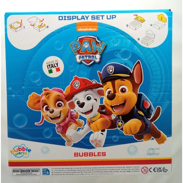 Burbulų pūtiklis The Paw Patrol 60 ml 3,8 x 11,5 x 3,8 cm (216 vnt.)