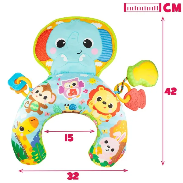 Muzikālā rotaļlieta Winfun 32 x 8,5 x 42 cm (2 gb.) spilvens Grabulis