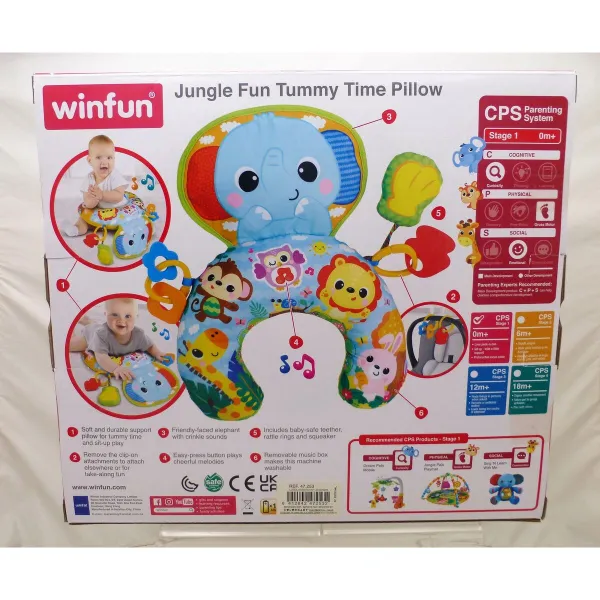 Musical Toy Winfun 32 x 8,5 x 42 cm (2 Units) Cushion Rattle