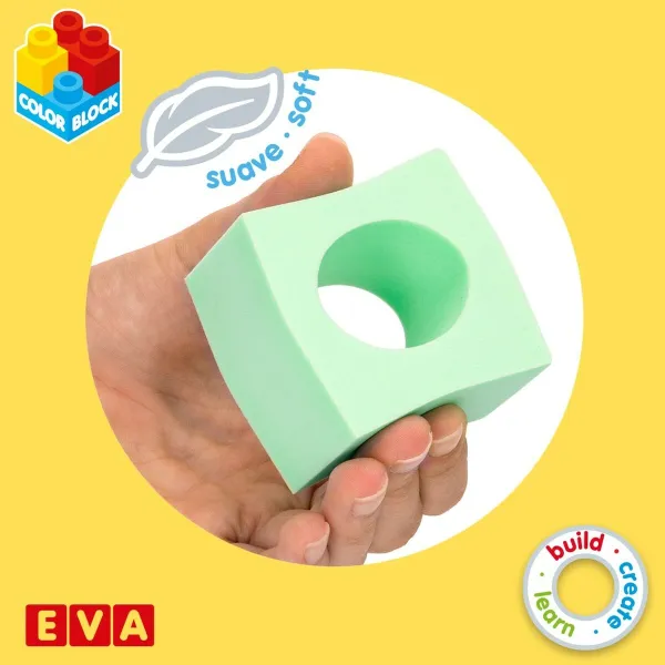 Statymo blokai Color Block 32 Dalys EVA (4 vnt.)