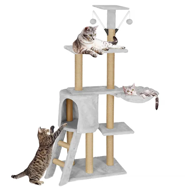 Multi-level cat house Springos PA1042 136 cm