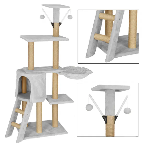 Multi-level cat house Springos PA1042 136 cm