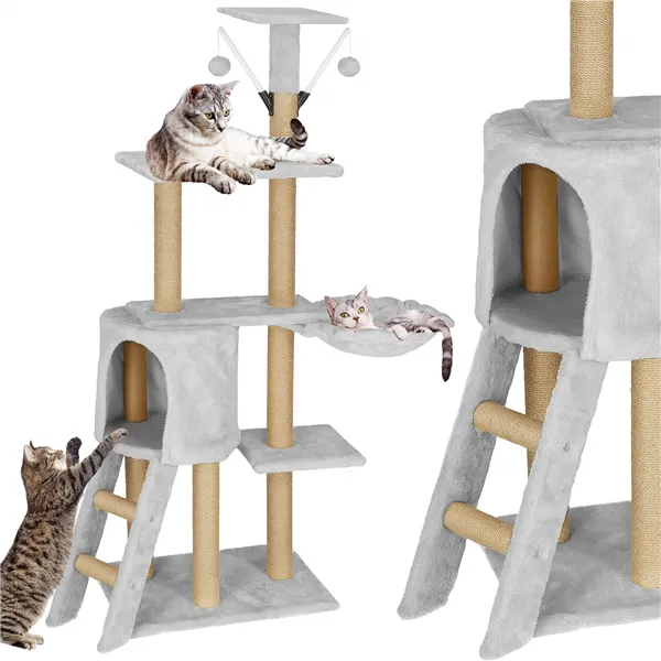 Multi-level cat house Springos PA1042 136 cm