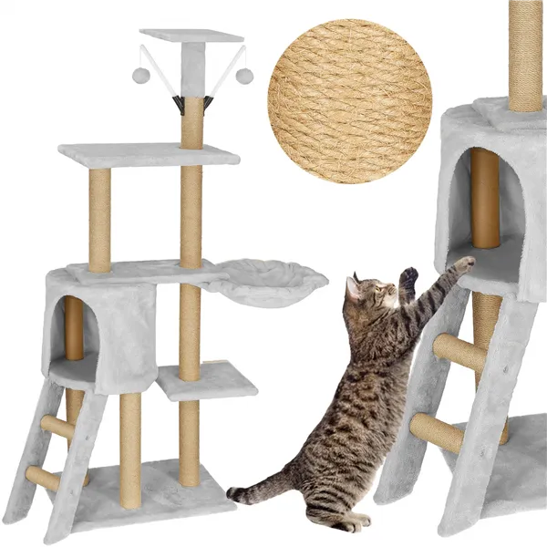 Multi-level cat house Springos PA1042 136 cm