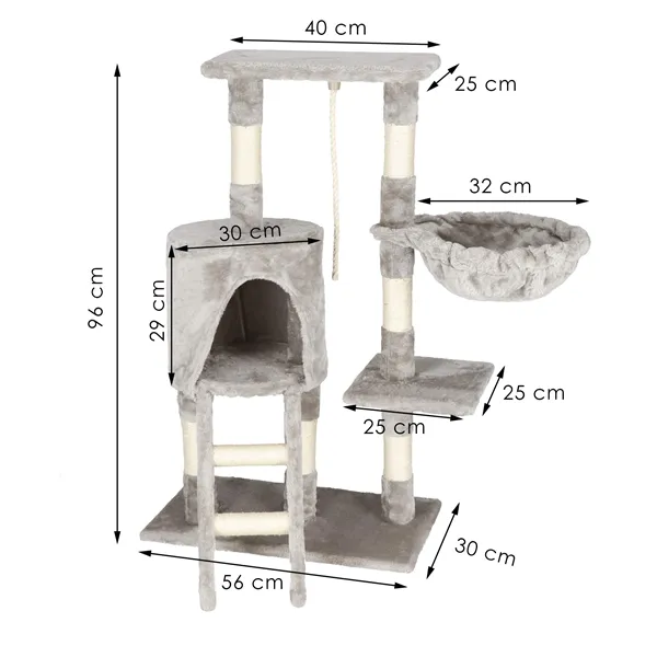 Multi-level cat house in Springos PA1039 96 cm