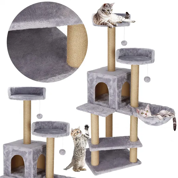 Multi-level cat house in Springos PA1043 129 cm