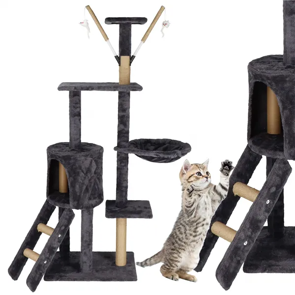 Multi-level cat house Springos PA1046 145 cm