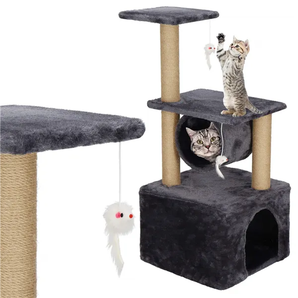 Multi-level cat house Springos PA1038 62 cm