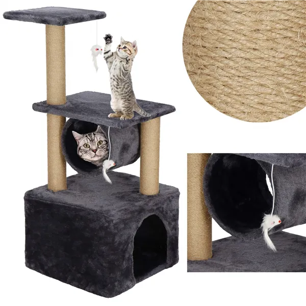 Multi-level cat house Springos PA1038 62 cm