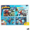 Детский паззл Spider-Man Двухстороннее 4 в 1 48 Предметы 35 x 1,5 x 25 cm (6 штук)