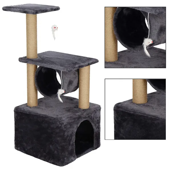 Multi-level cat house Springos PA1038 62 cm