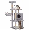 Multi-level cat house Springos PA1040 124 cm