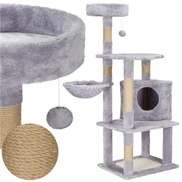 Multi-level cat house Springos PA1040 124 cm