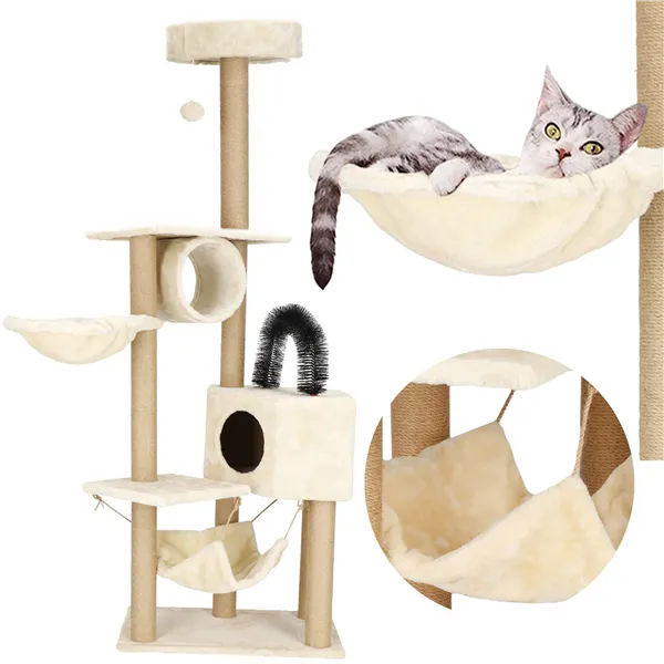 Multi-level cat house Springos PA1044 154 cm