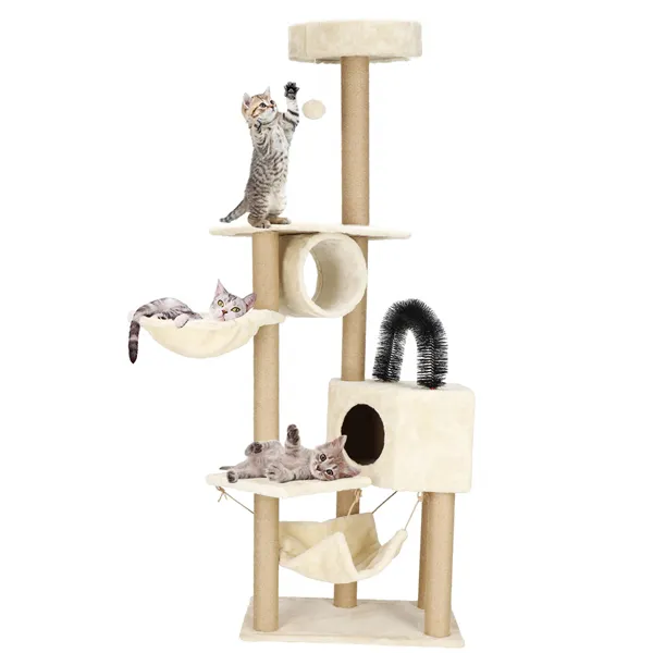 Multi-level cat house Springos PA1044 154 cm