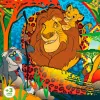 Детский паззл The Lion King Двухстороннее 24 Предметы 70 x 1,5 x 50 cm (12 штук)