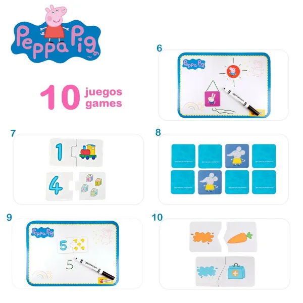 Мультиигровой стол Peppa Pig (6 штук)