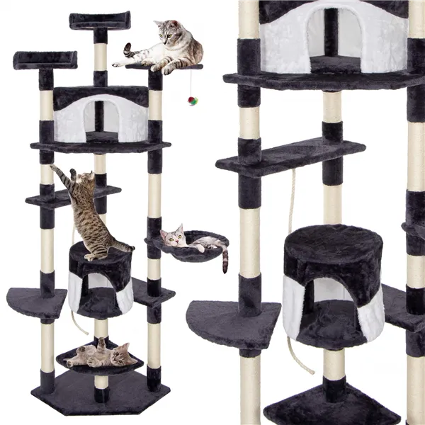 Multi-level cat house Springos PA1045 203 cm