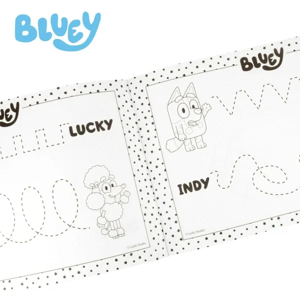 Набор для рисования Bluey Pocket Drawing School (12 штук)