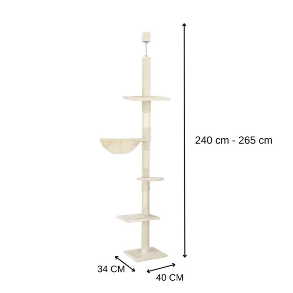 Multi-level cat house Springos PA1052 240-265 cm