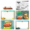 Piirustussetti Cars Pocket Drawing School (6 osaa)