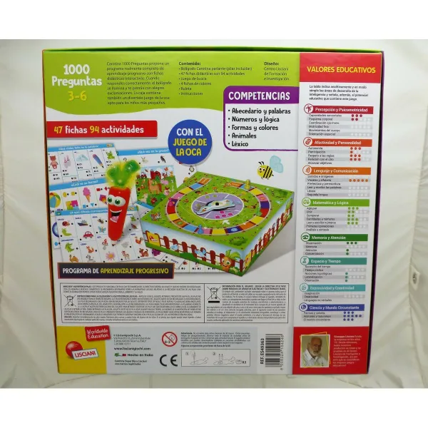 Образовательный набор Lisciani Giochi 1000 preguntas 27 x 6 x 27 cm ES (6 штук)