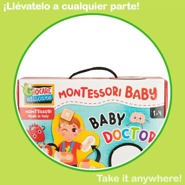 Opettavainen peli Lisciani Giochi Baby Doctor 22,5 x 0,5 x 47,5 cm (6 osaa)