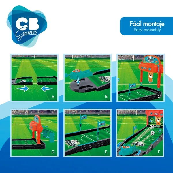 Игра на ловкость Colorbaby Football 6 штук