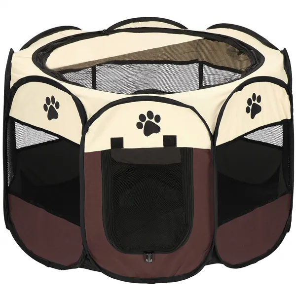 Universal playpen for dogs and cats, 81 cm, collapsible cage Springos PA1029