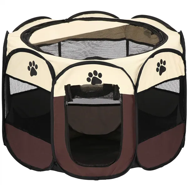 Universal playpen for dogs and cats, 81 cm, collapsible cage Springos PA1029