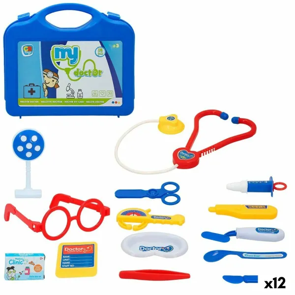Lelulääkärinlaukku Colorbaby My Doctor 14 Osat (12 osaa)